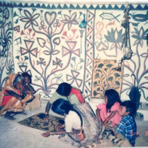 Sugiya Devi, Prajapati, vill. Kharati, Hazaribadh, Jharkhand. Img 1, 1994