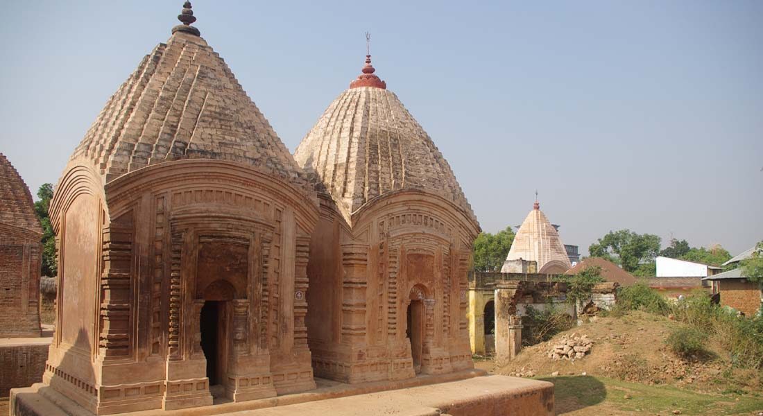 Cluster of temples in the village of Maluti in the Dumka district of Jharkhand. Image credit: amitabho58 / CC BY-SA