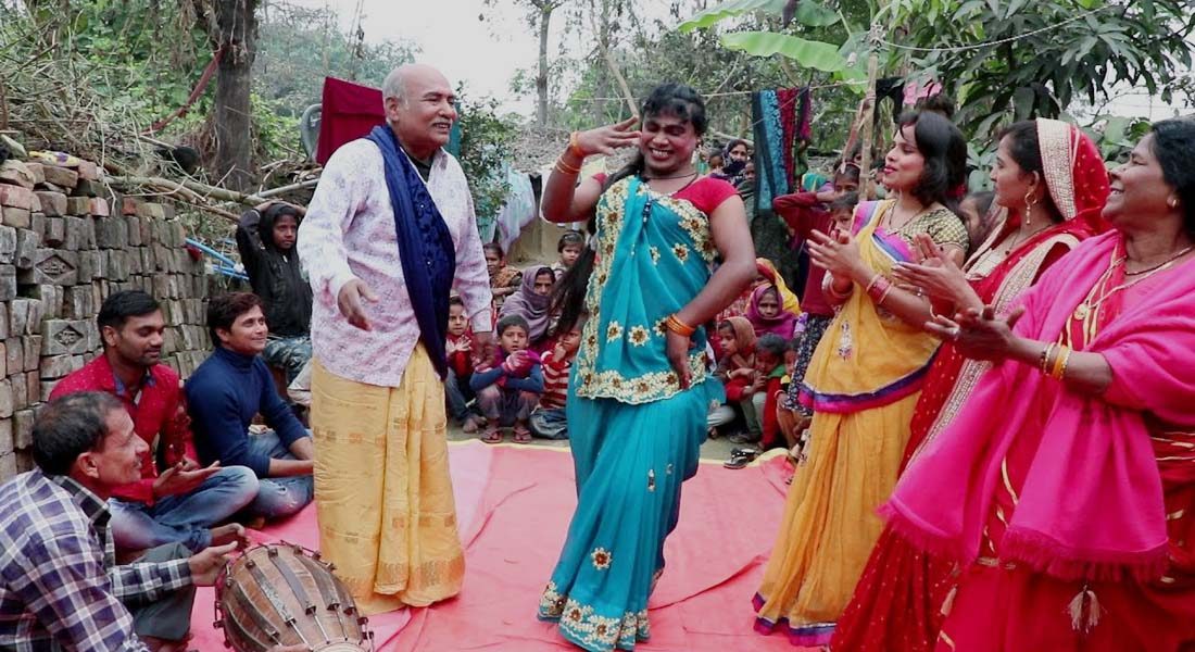 A still from MAUGIHAWA KE PAMARIYA NACH, Maithili comedy video. Credit: P.R. Patel